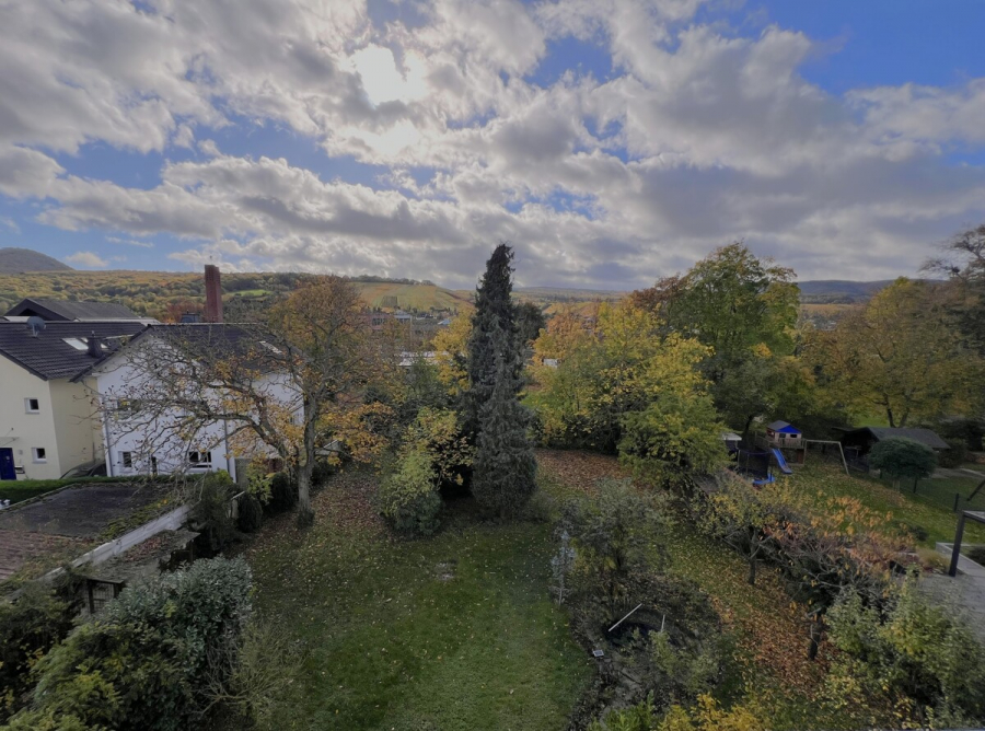 Jugendstilvilla mit viel Potential- ideal auch zum Wohnen und Arbeiten ! - Gartenausblick Dachgeschoss
