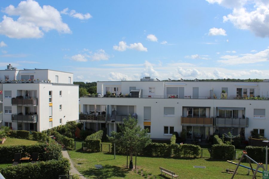 4 Zimmer Penthouse mit sonniger Dachterrasse! - Rückansicht